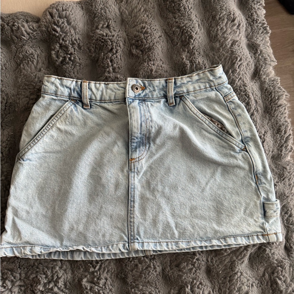 Cotton On Blue Cargo Mini Skirt Casual